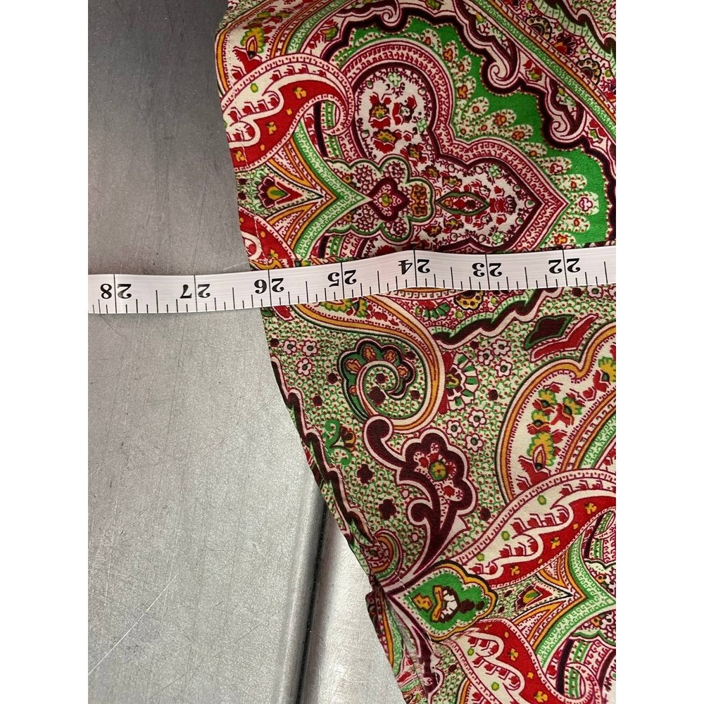 Talbots Button Up Shirt Womens Size 18 Multicolor Paisley Blouse Top - Picture 7 of 8